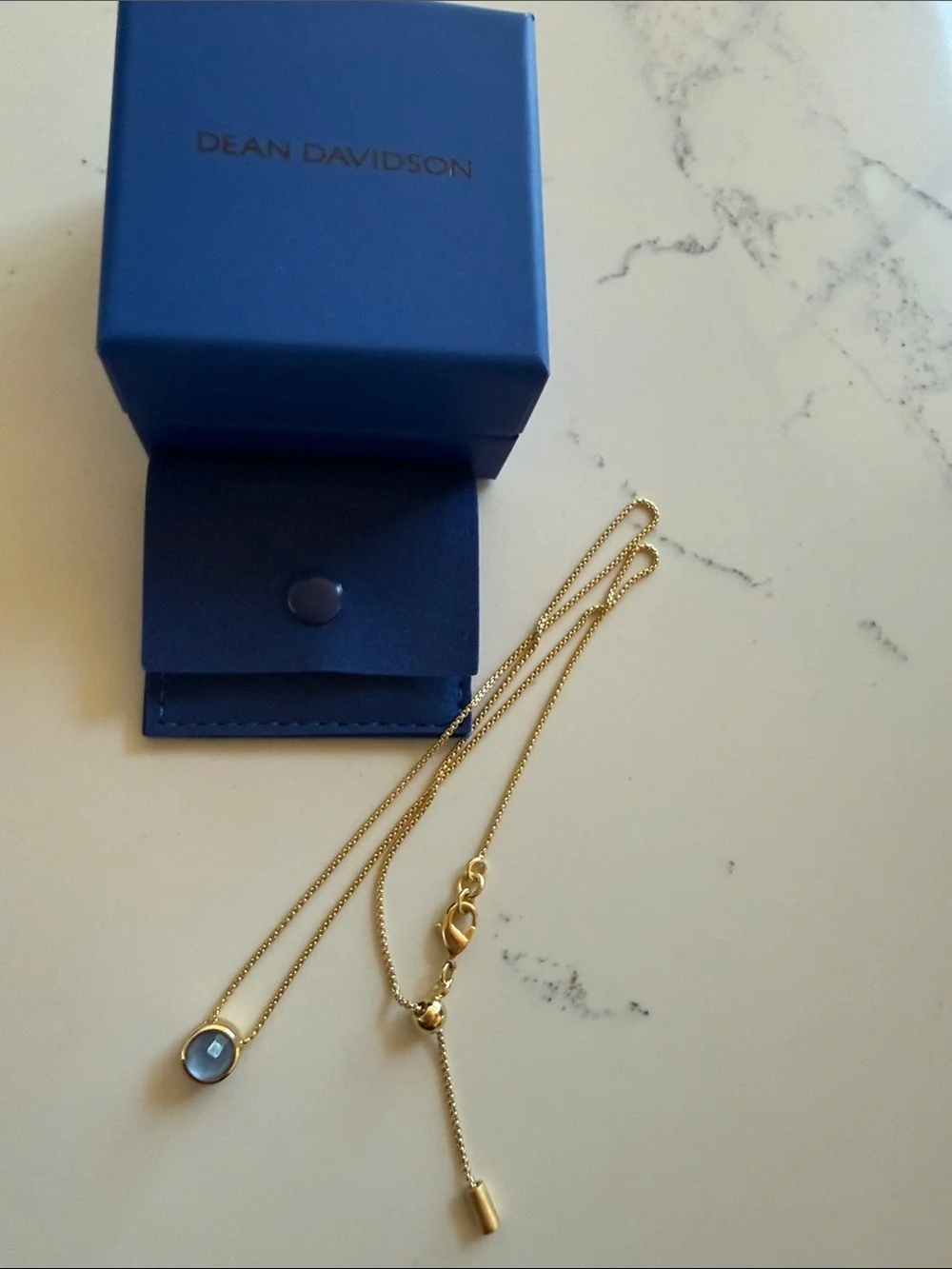 Dean Davidson Signature Midi Knockout Pendant in color Celestial Blue NEW